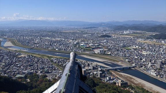 岐阜城展望